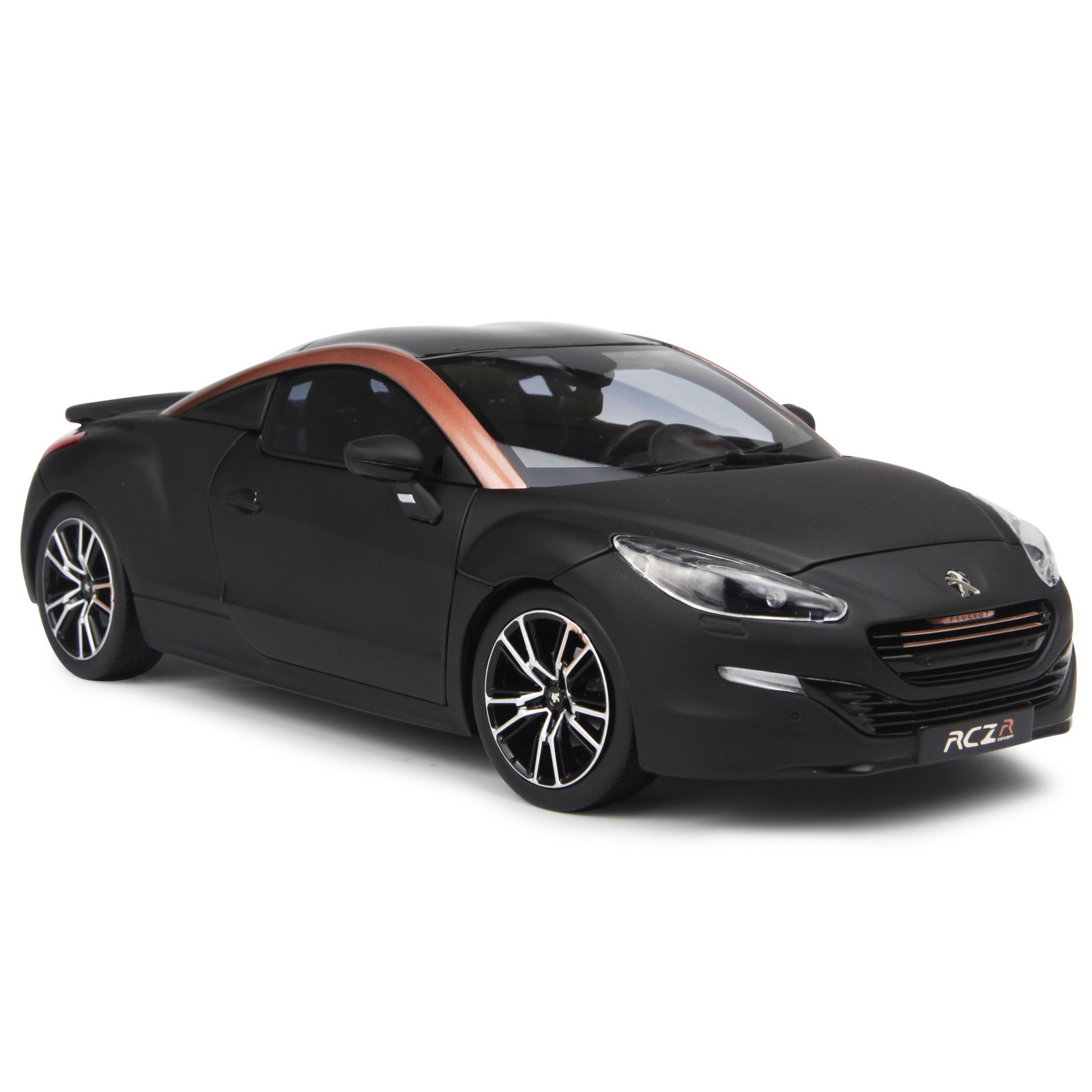 Amazon | ノレブ 1/18 プジョー RCZ R (2012) ブラック/ゴールド 完成